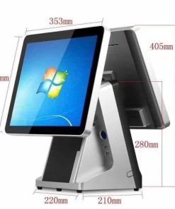Máy Pos bán hàng cảm ứng 2 màn hình TCPOS W7989