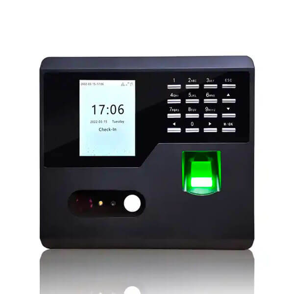 Máy chấm công khuôn mặt MB10-VL là thiết bị hiện đại tích hợp 3 công nghệ sinh trắc học: nhận diện khuôn mặt, vân tay và mật khẩu.