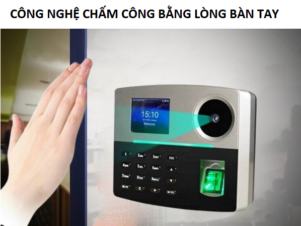 Máy chấm công vân tay GT810 chính hãng với màn hình TFT màu