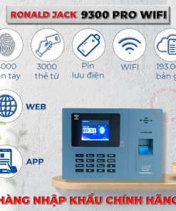 Máy chấm công vân tay 9300 Pro Wifi chính là người bạn đồng hành đáng tin cậy cho mọi doanh nghiệp muốn nâng cao hiệu quả quản lý nhân sự
