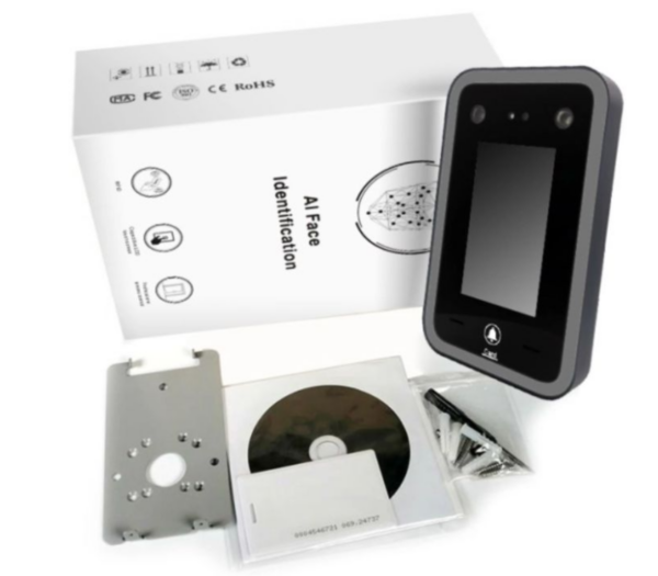 Máy chấm công khuôn mặt AI02 – nhận diện cực nhanh, hỗ trợ Wifi, Cloud, chấm được khi đeo khẩu trang, có kiểm soát cửa, bảo hành 1 năm chính hãng.