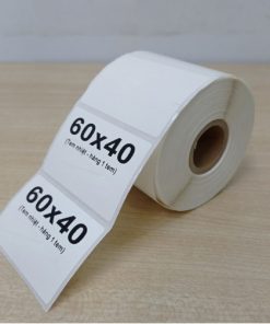 Decal mã vạch, Giấy in tem nhãn