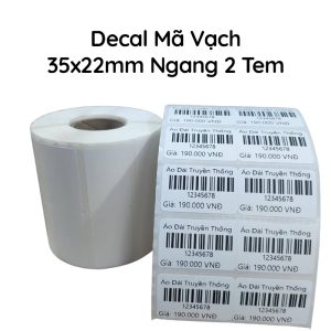Giấy In Tem Nhãn – Decal GLOBAL PAPER 35*22