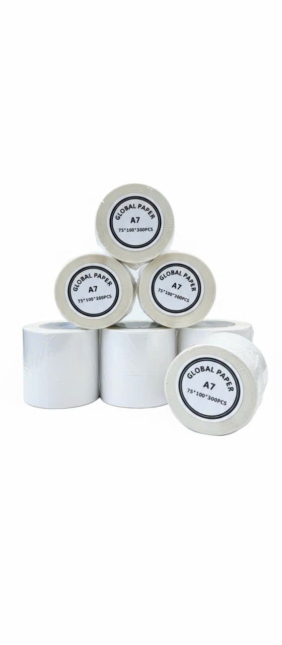 Giấy In Tem Nhãn - Decal GLOBAL PAPER A7 75*100
