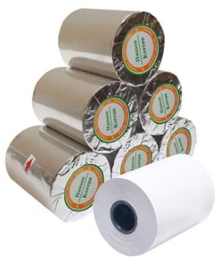 Giấy in nhiệt bọc bạc K80x38mm