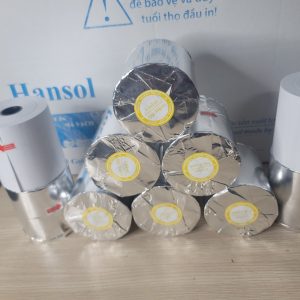 Giấy in nhiệt bọc bạc Oji K80x80mm